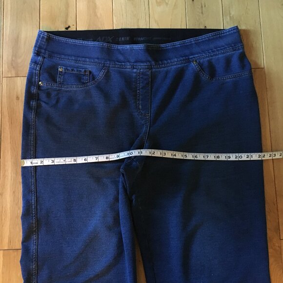 ADX Blue Denim Stretchy Straight Fit Ladies Pull-on Jeans 18-20 - Picture 11 of 14